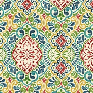 Colorful Abstract Indoor/Outdoor Fabric, 100% Polyester, Fabric by the Yard, Choose your Cut