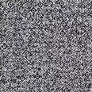 Tissu contours de fleurs, 100 % coton, tissu marguerite, tissu par mètre, coupe au choix