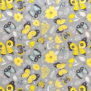 Vlinderstof, 100% katoen, stof op maat gesneden, kies je snit
