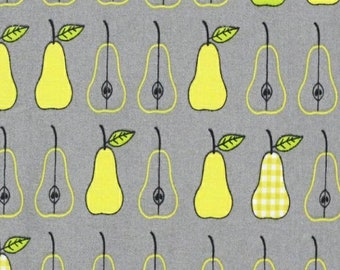 Pear Fabric, 100% Cotton fabric, Fabric by the Yard, Choose Your Cut