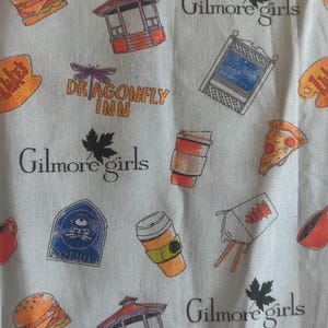 Gilmore Girls Licensed Fabric, 100% Cotton, Fabric by the Yard, Choose your Cut, quilting image 2