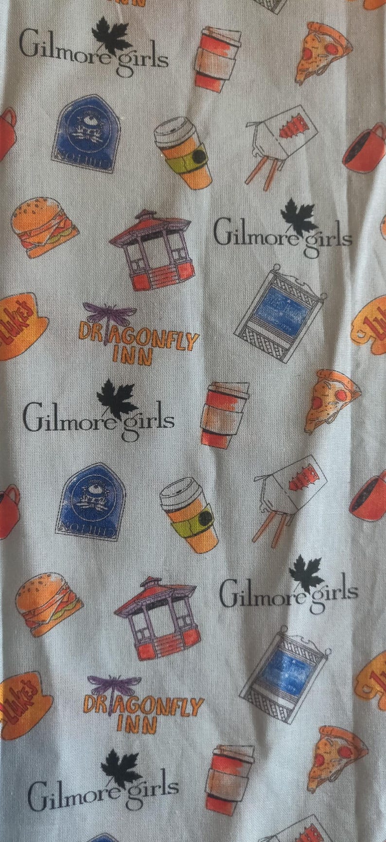 Gilmore Girls Licensed Fabric, 100% Cotton, Fabric by the Yard, Choose your Cut, quilting image 2