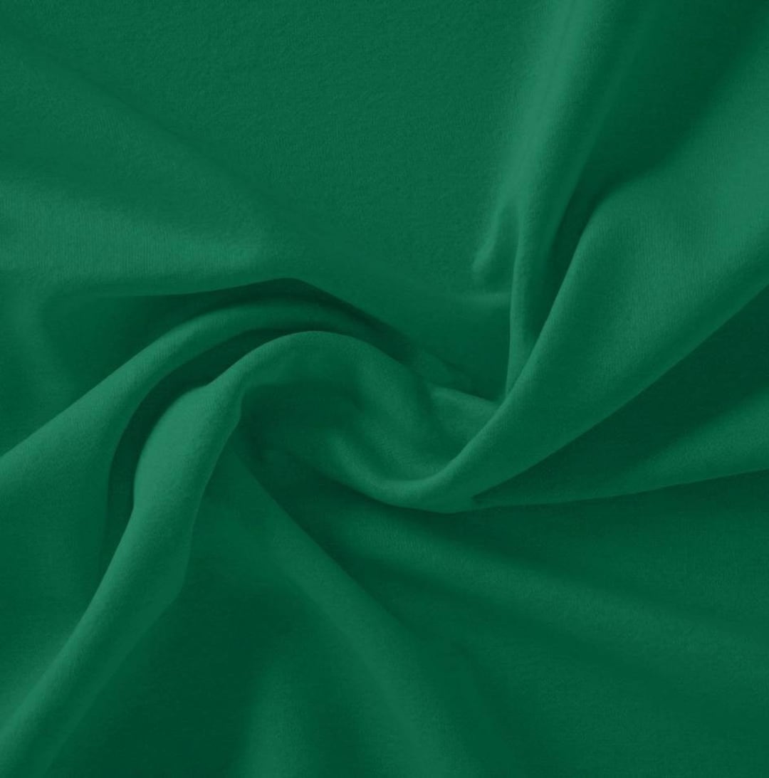 Green Solid Fabric, 100% Cotton Fabric, Fabric by the Yard, Choose Your ...
