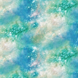 Pastel Galaxy Fabric, 100% Cotton fabric, Fabric by the Yard, Choose Your Cut