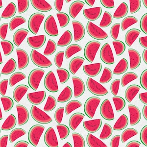 Watermelon Fabric, 100% Cotton, Fabric by the Yard