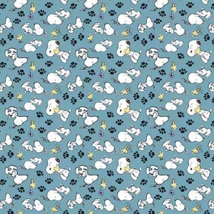 Snoopy and Woodstock Fabric, Peanuts Fabric, 100% Cotton, Fabric by the Yard, Choose your Cut, quilting