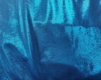 Foil Knit Metallic Spandex Fabric, Spandex Knit, Fabric by the Yard
