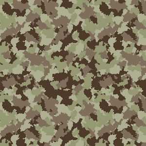 Camo Print Fabric, 100% Cotton, Camoflage Fabric, Fabric by the Yard, Choose your Cut