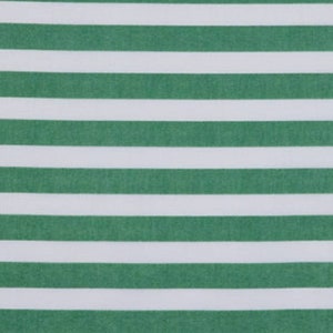 Green Striped Fabric, 100% Cotton fabric, Fabric by the Yard, Choose Your Cut