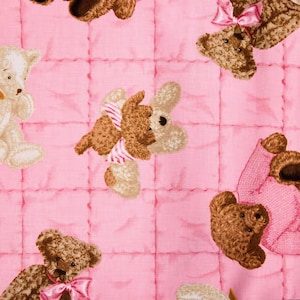 Stuffed Animal Fabric, Teddy Bear Fabric, 100% Cotton fabric, Fabric by the Yard, Choose Your Cut