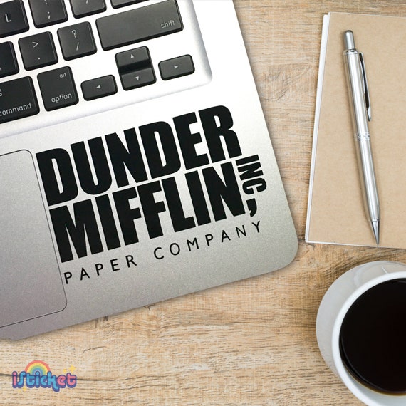 Dunder Mifflin Paper Company Blue Vinyl Sticker - Official The Office  Merchandise