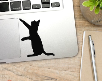 Reaching Cat Vinyl Decal Cat Decal Cat Laptop Decal Car Decal Yeti Decal Cat Sticker Tumbler Decal Macbook Decal