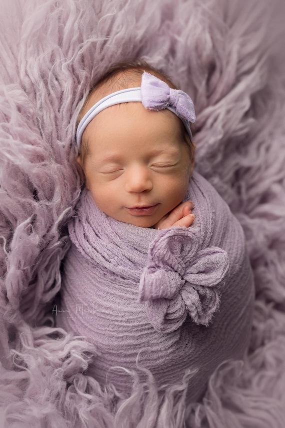 Lilac baby sale headband