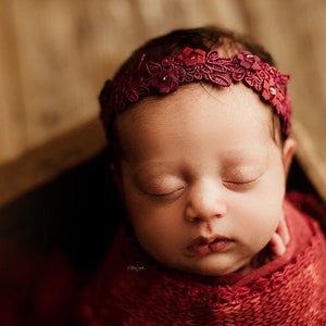 Bandeau Rouge Pourpre De Bebe Bandeau Rouge Fonce Bandeau De Etsy Bandeau Rouge Pourpre De Bebe Bandeau Rouge Fonce Bandeau De Etsy