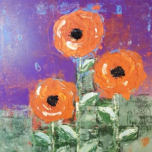 Poppies painting, poppy mixed media art, original poppy painting, textural poppy painting, Veteran,s Day, Mother&#39;s Day, Rememberence Day,