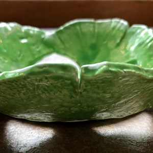 Ginkgo leaves ceramic bowl