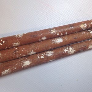 Animal hide candles, Faux deer skin taper candles, woodland candles, fawn candles, deer candles, rustic candles, hunter candles. Set of 3