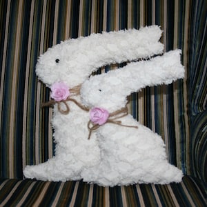 Easter bunny Sewing pattern, Bunny Rabbit, bunny doll pattern, basket decoration, shelf tuck ornament, chocolate bunny stuffie pattern