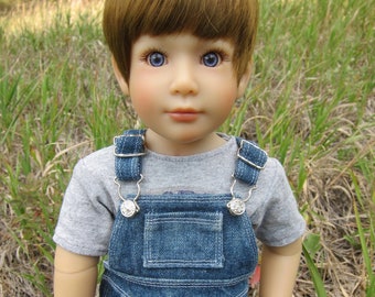 Overalls sewing pattern for 16"-18" dolls