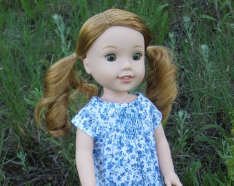 Smocked (or not!) A-line dress pattern for 10"-14"-18" dolls