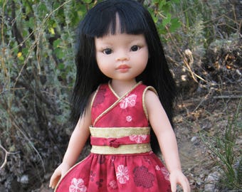 Asian wrap dress - sewing pattern for Kidz n Cats, Sasha, Hearts for Hearts, Maru