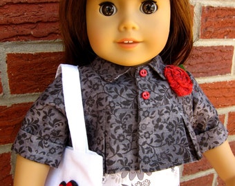 Pleated Jacket - sewing pattern for 16"-18" dolls