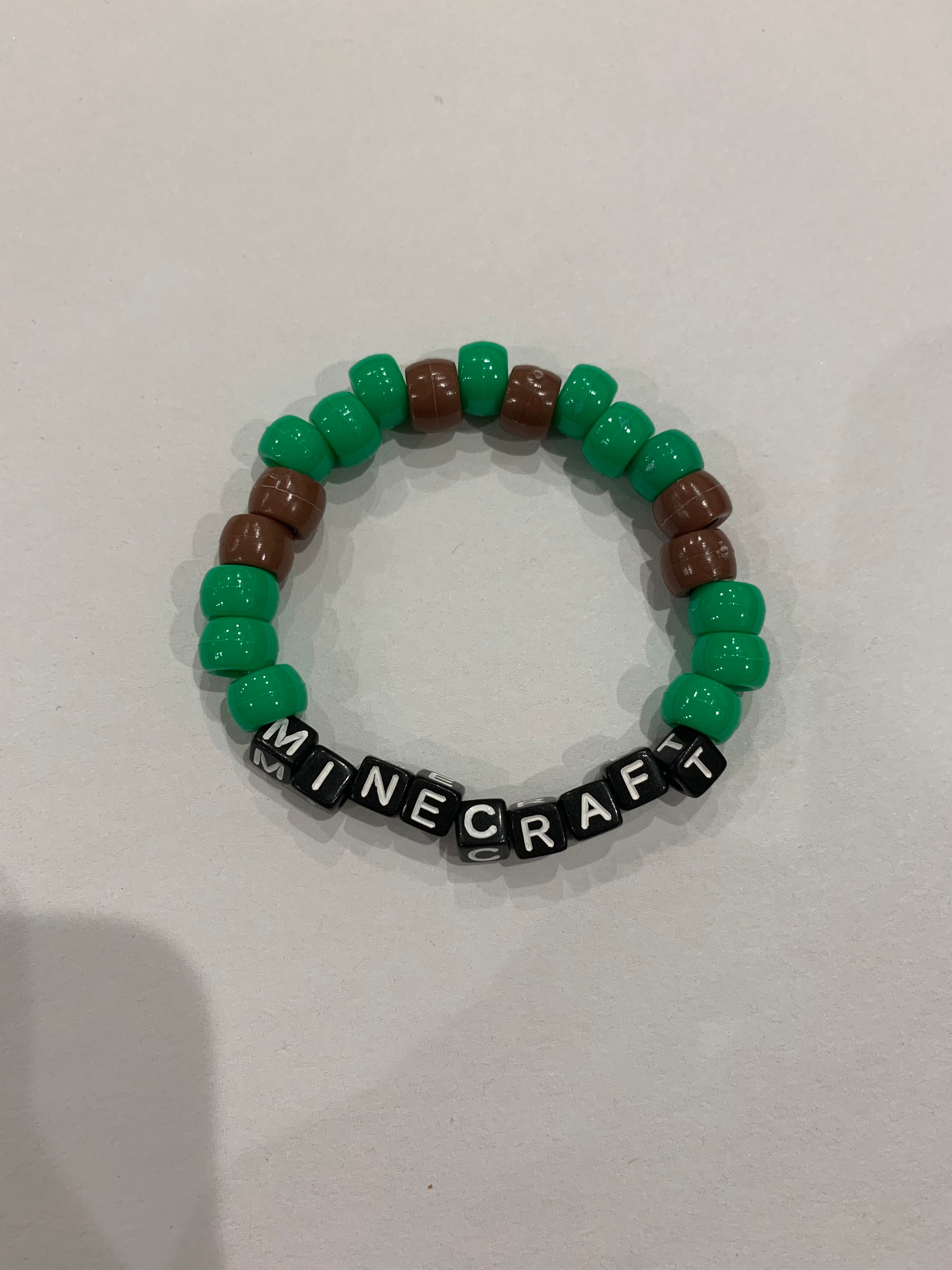 Minecraft Gaming Gamer Pony Bead Bracelet - Etsy