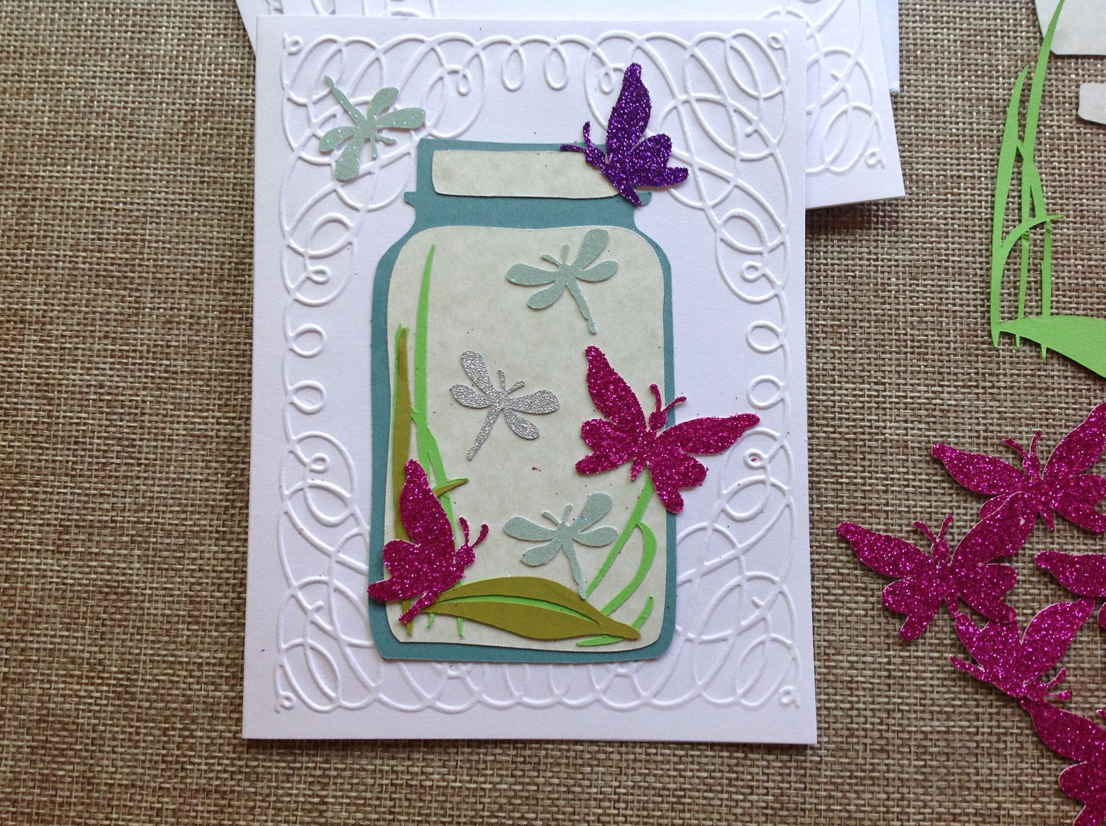 Do It Yourself Card Making Kit 4 Greeting CardsOne Madeup Etsy