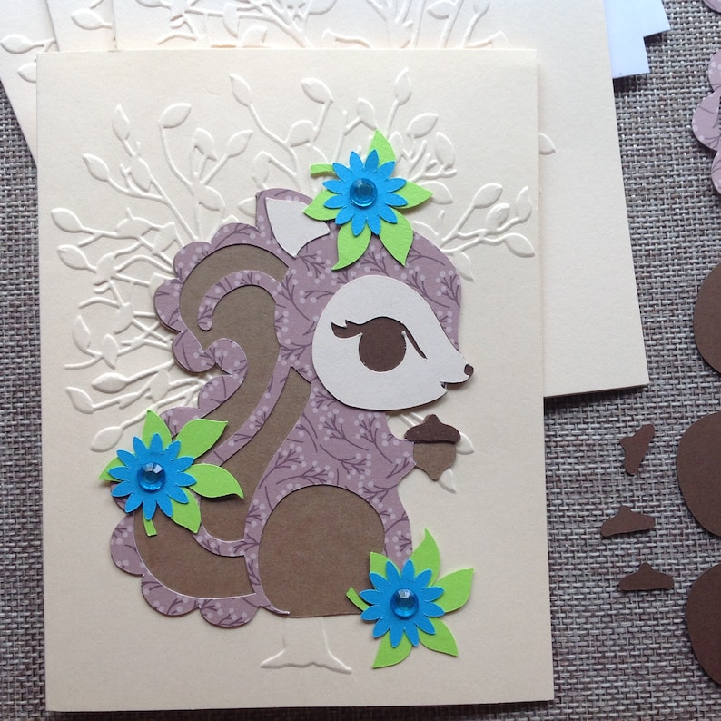 Do It Yourself Card Making Kit 4 Greeting Cards Sammi Etsy