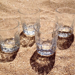 Clear Hand Blown Shot Glass - Set of 4