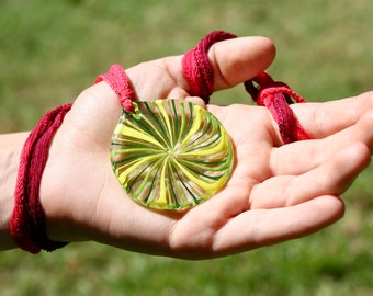 Hand Blown Glass Necklace