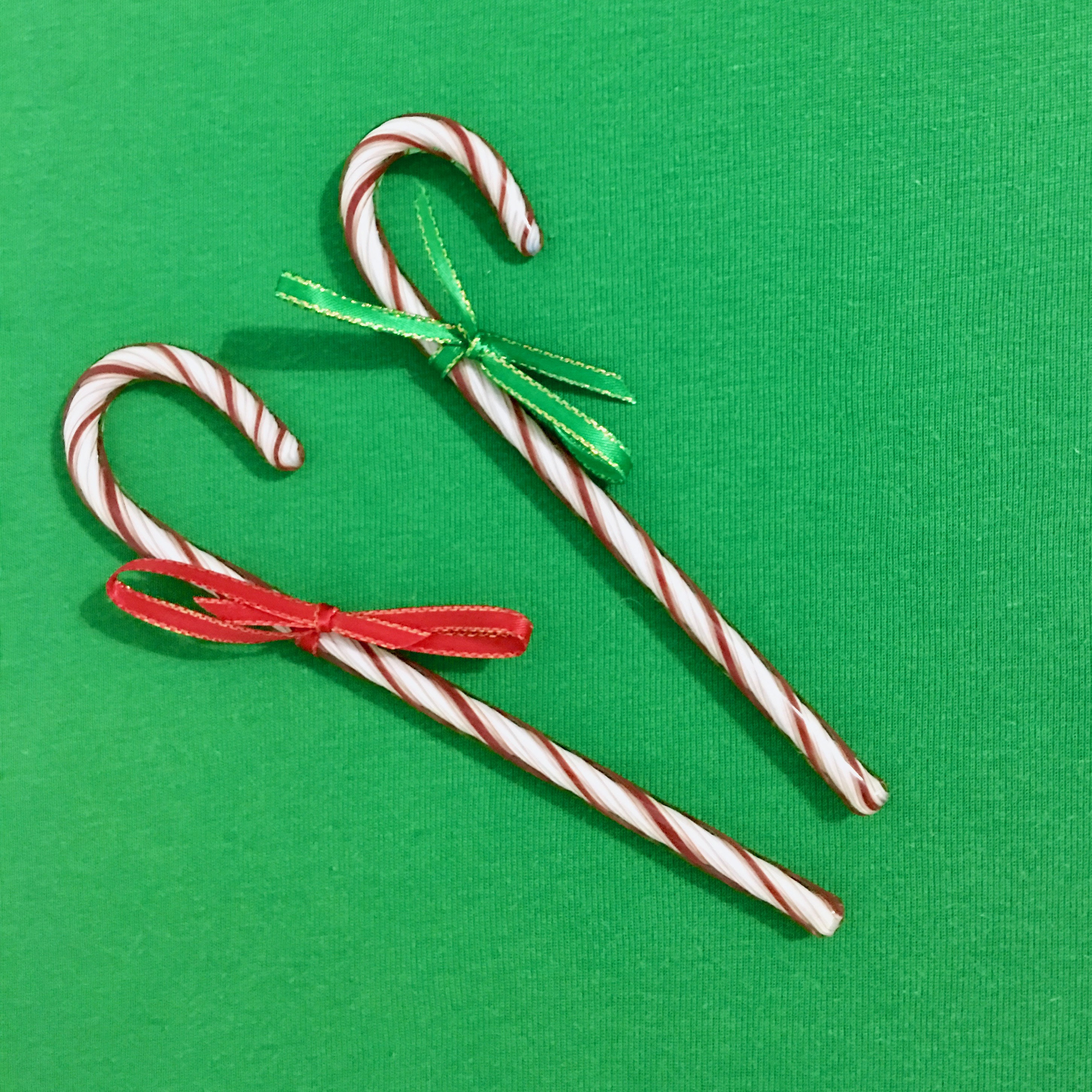 Glass Candy Cane / Christmas Ornaments / Glass Ornament / Etsy