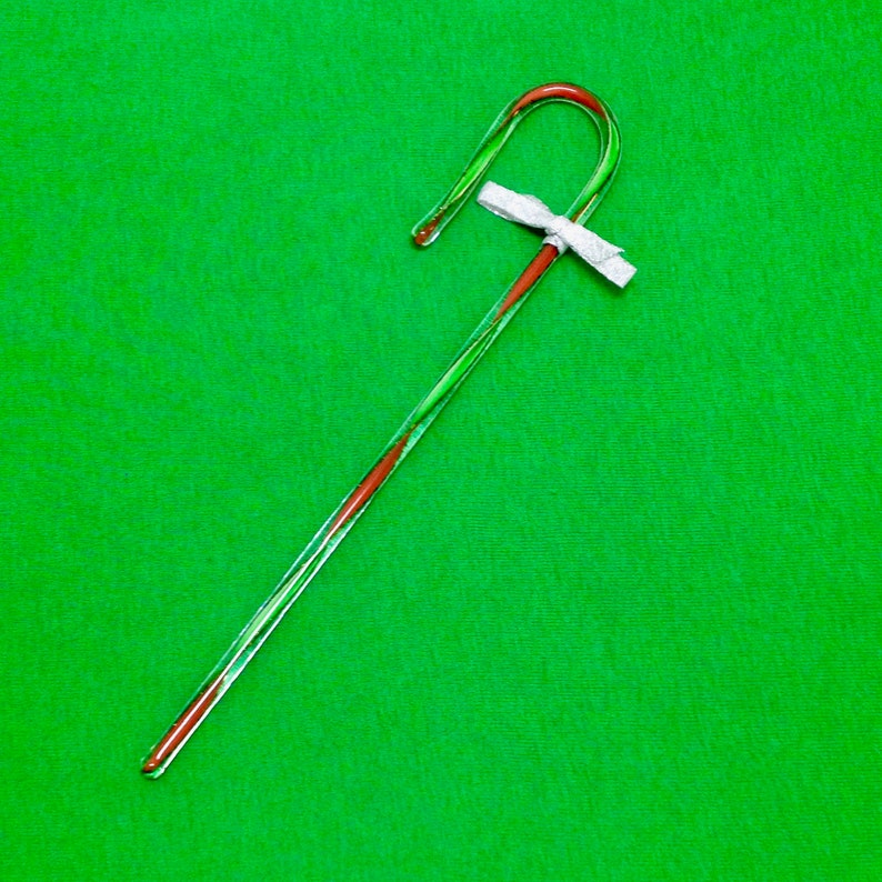 Glass Candy Cane Christmas Ornaments Glass Ornament Candy Cane Ornament Candy Cane Ornament Tree Trimmings Holiday Decoration