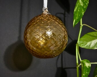 Copper Glass Ornament