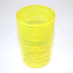 Yellow Glass Tumbler