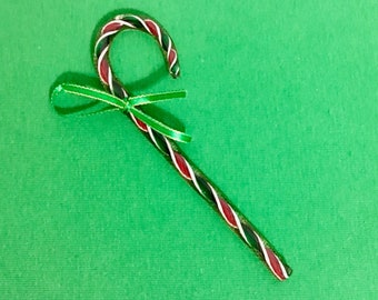 Glass Candy Cane Ornament