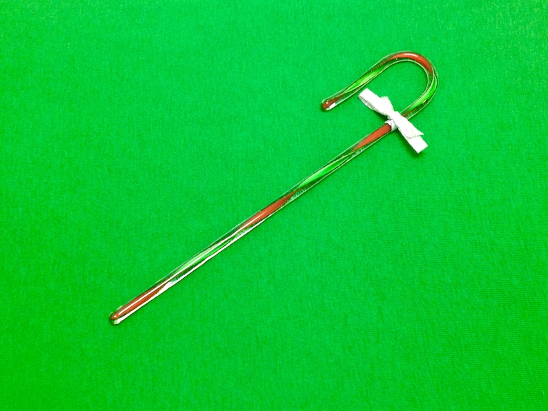 Glass Candy Cane Christmas Ornaments Glass Ornament Candy Cane Ornament Candy Cane Ornament Tree Trimmings Holiday Decoration
