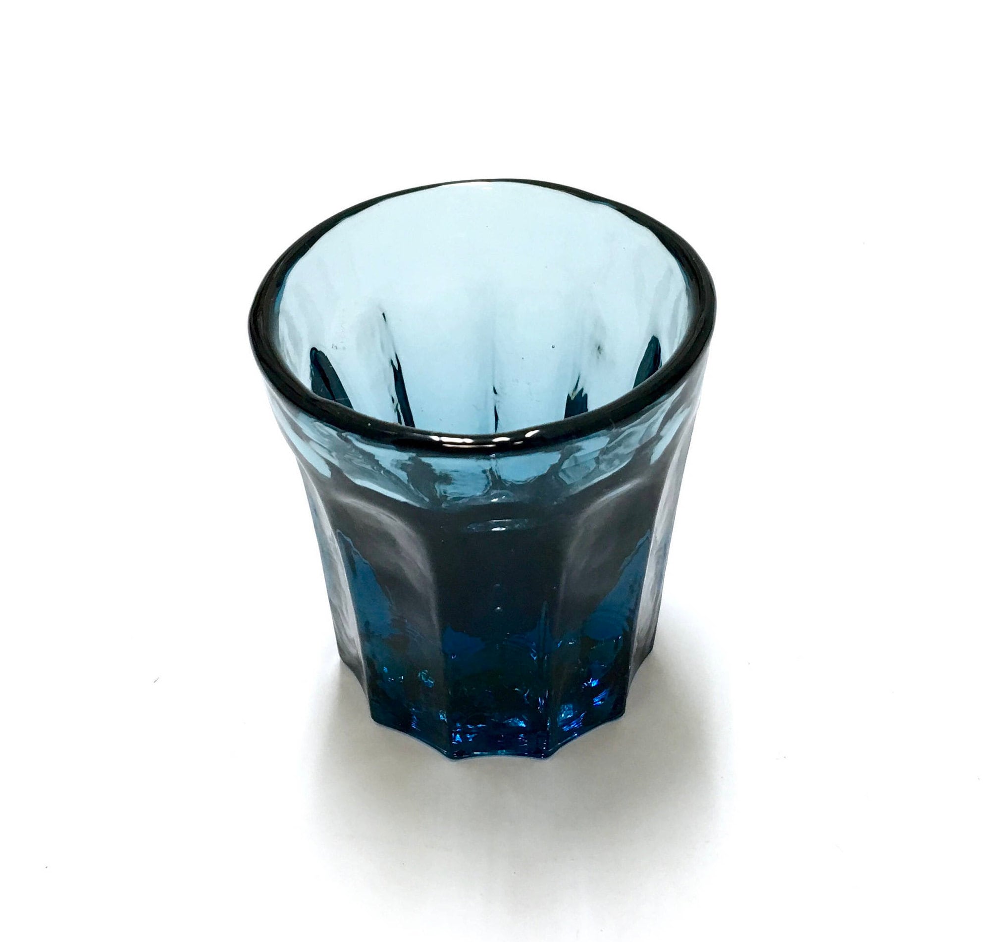 Juego de vasos de chupito de base pesada a granel vasos de chupito de  whisky de 2 onzas mini vasos de vidrio para licor vasos cordiales de doble  cara