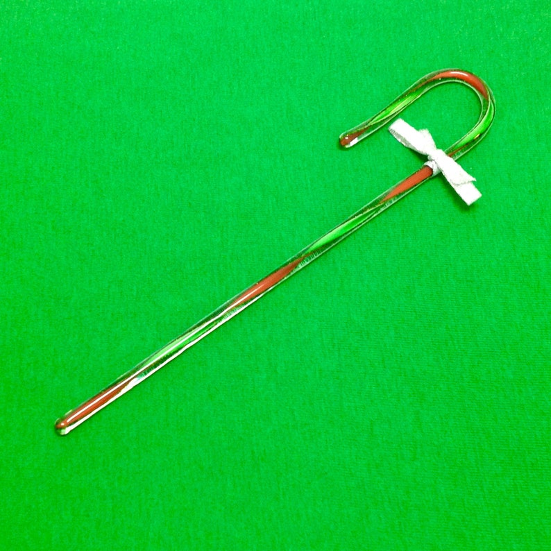 Glass Candy Cane Christmas Ornaments Glass Ornament Candy Cane Ornament Candy Cane Ornament Tree Trimmings Holiday Decoration