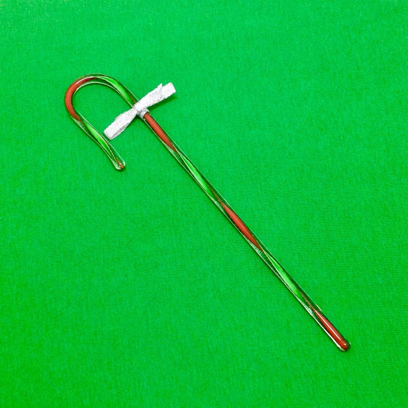 Glass Candy Cane Christmas Ornaments Glass Ornament Candy Cane Ornament Candy Cane Ornament Tree Trimmings Holiday Decoration