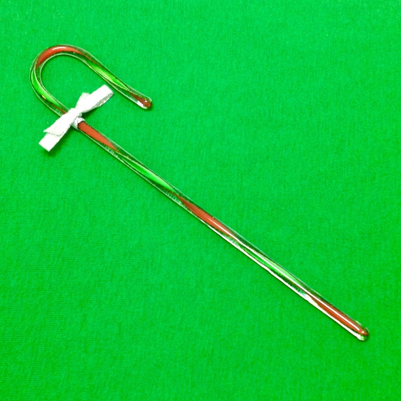 Glass Candy Cane Christmas Ornaments Glass Ornament Candy Cane Ornament Candy Cane Ornament Tree Trimmings Holiday Decoration