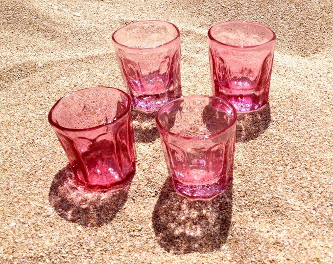 Pretty in Pink Shot Glass Barware Kitchen & Dining