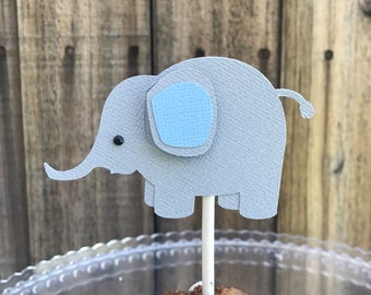 Elephant Cupcake Toppers