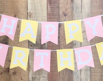 Lemon Birthday Banner