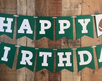 Football Birthday Banner