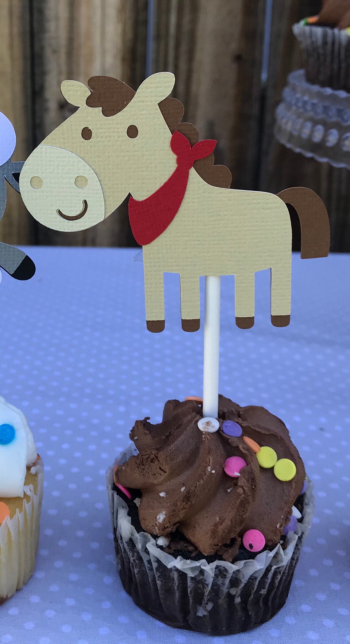 Farm Animals Cupcake Toppers Etsy
