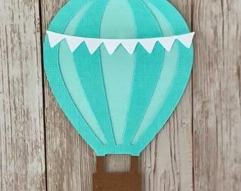 Troqueles de papel para globos aerostáticos: elige tus colores