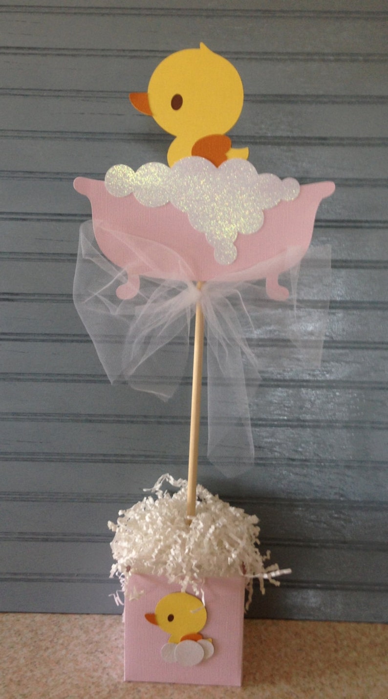 Rubber Ducky Baby Shower Centerpiece Etsy
