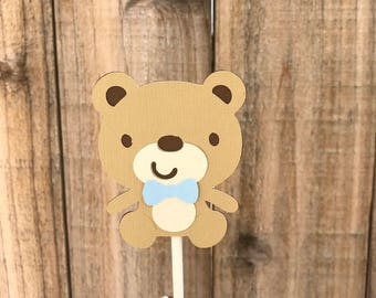 Teddy Bear Cupcake Toppers