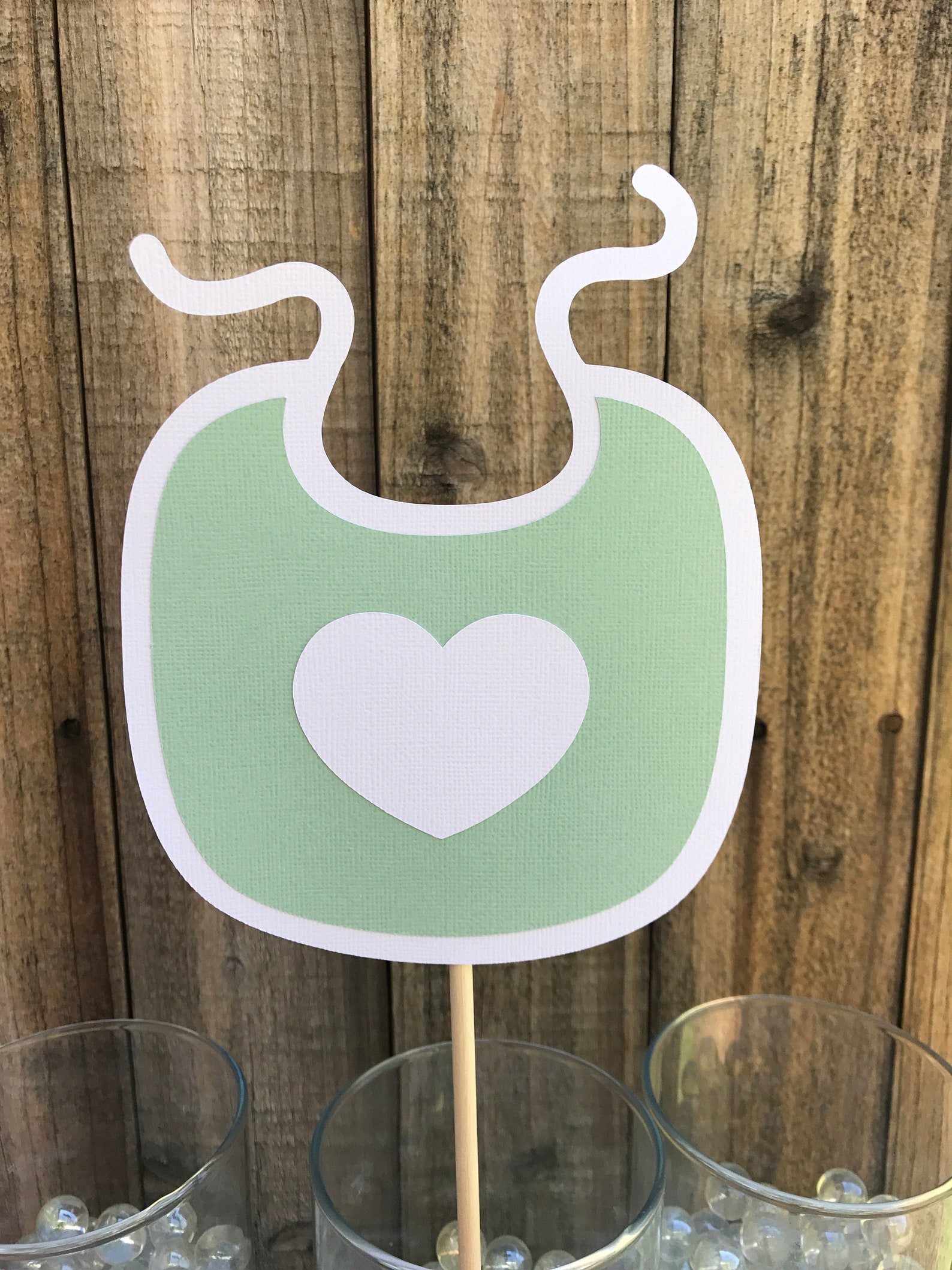 Green Baby Shower Centerpieces Etsy